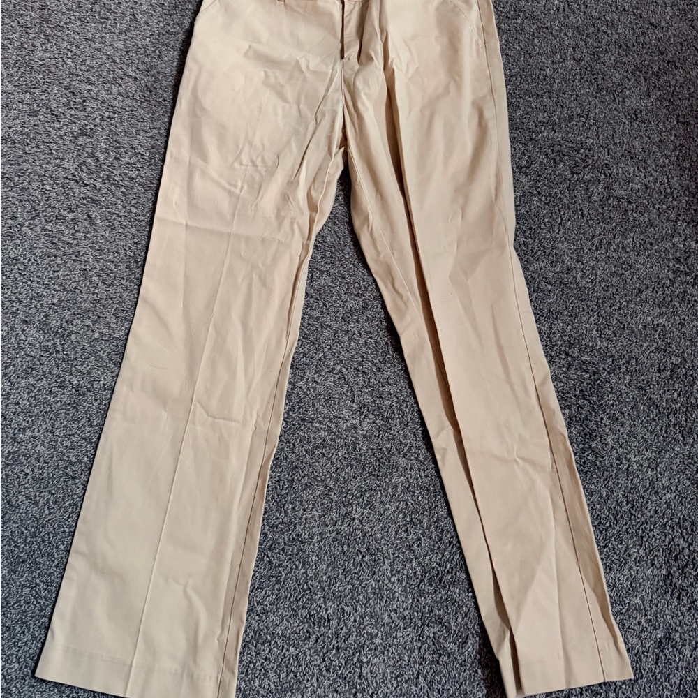 Eddie Bauer Light Beige Women's Straight-Leg Dress Pants